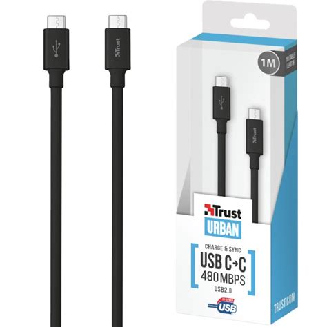 Trust 21595 Urban 1 m USB 2.0 Type.